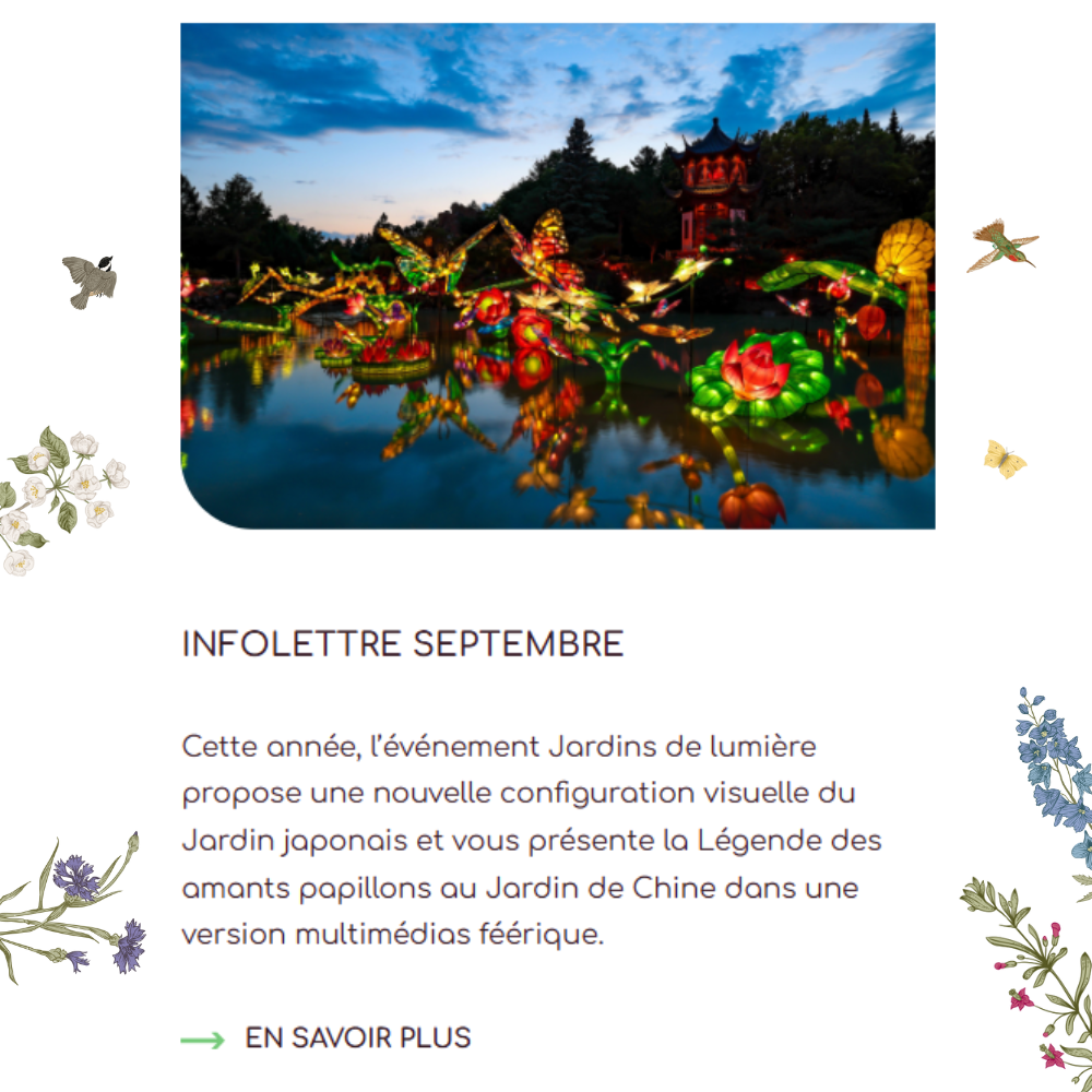 newsletter, amis du jardin, paul velez